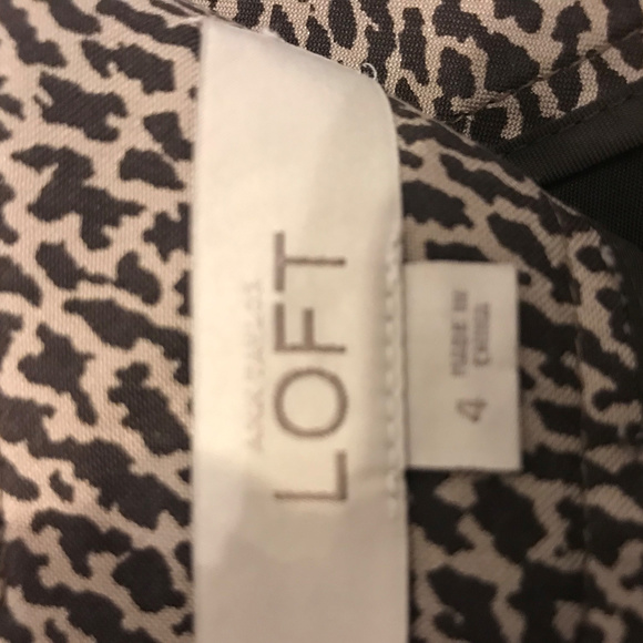 Loft - printed lined skirt, size 4 - Picture 2 of 5